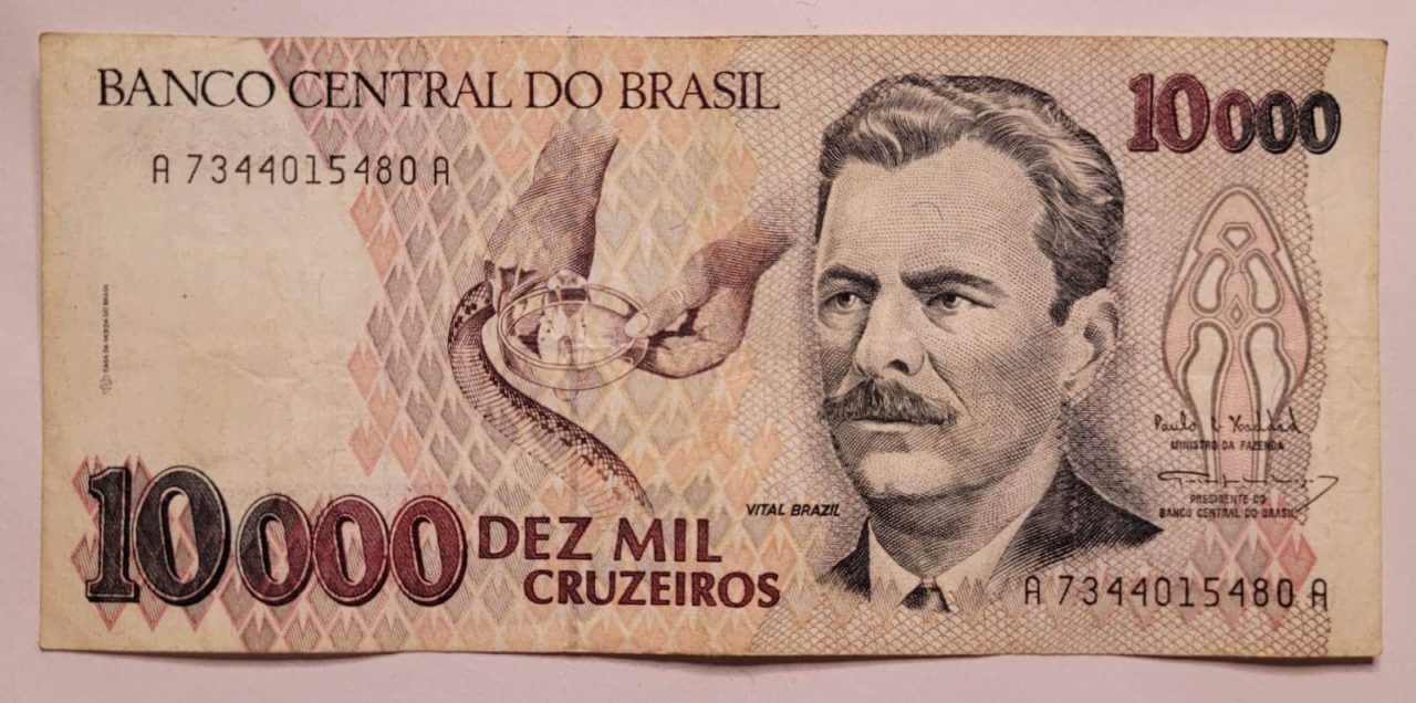 | Casa do Colecionador 10.000 (Dez Mil Cruzeiros) - Cédula C225 - MBC (Ano 1993)