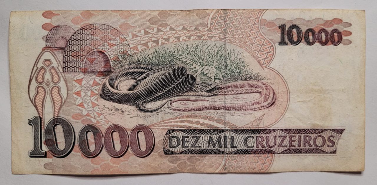 | Casa do Colecionador 10.000 (Dez Mil Cruzeiros) - Cédula C225 - MBC (Ano 1993)