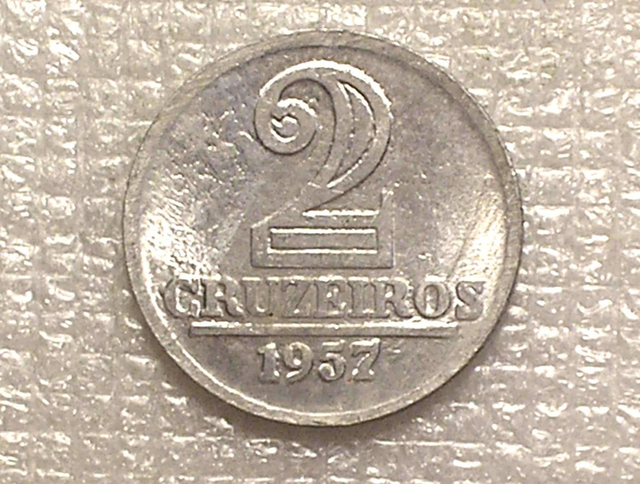 | Casa do Colecionador 2 Cruzeiros - 1957 - Escassa / Soberba