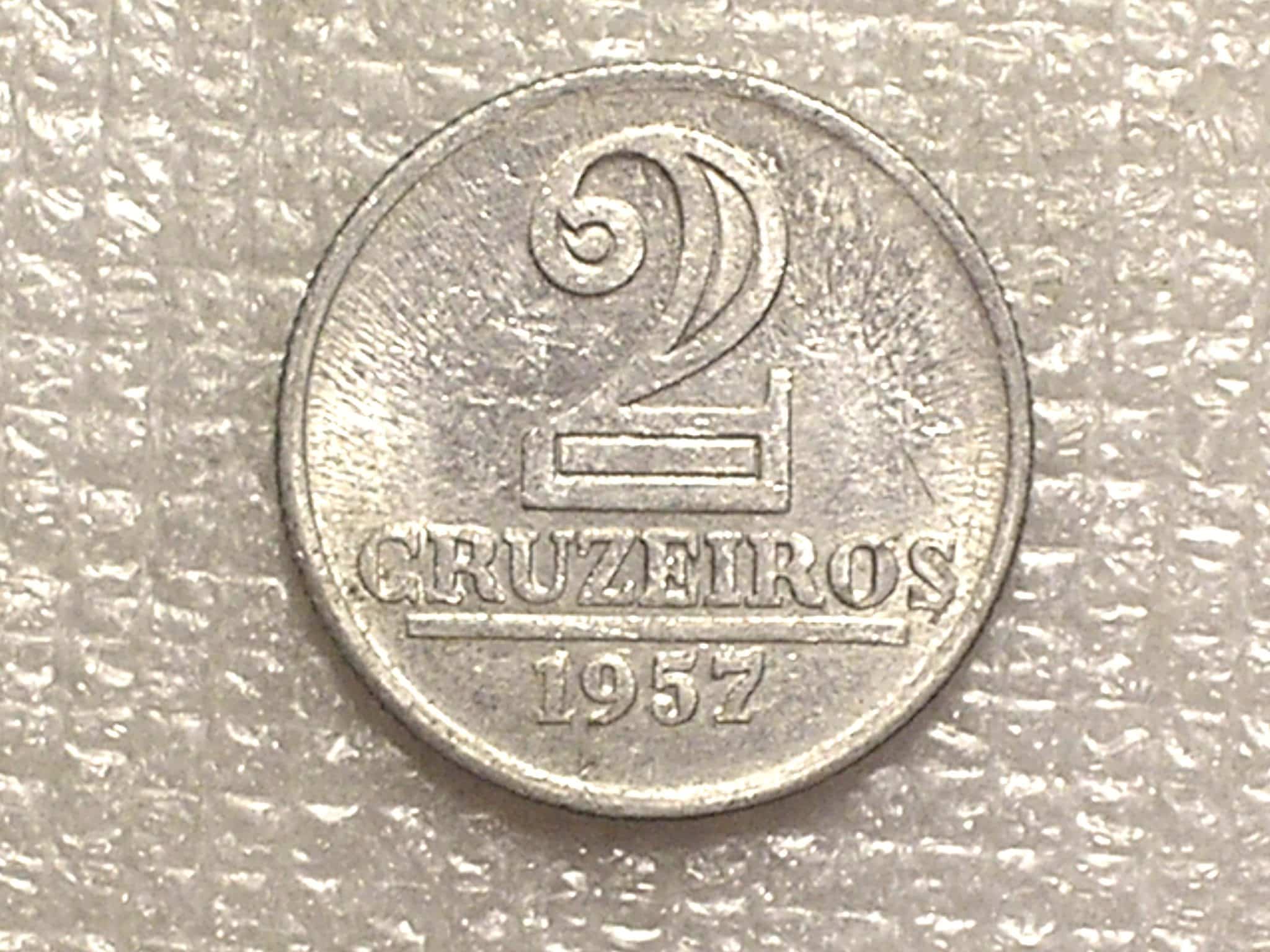 | Casa do Colecionador 2 Cruzeiros - 1957 - Escassa / Soberba