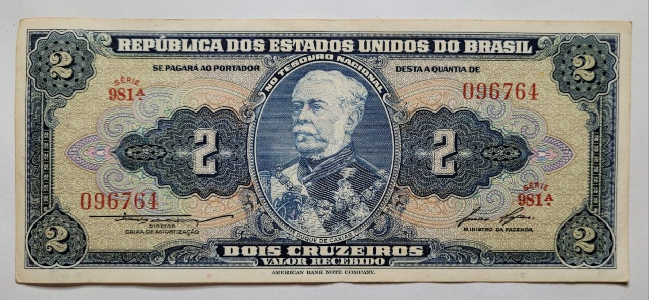 | Casa do Colecionador 2 (Dois Cruzeiros) - Cédula C016 - MBC (Ano 1958)