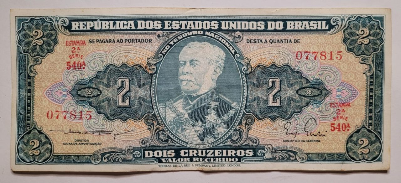| Casa do Colecionador 2 (Dois Cruzeiros) - Cédula C062 - MBC (Ano 1956)