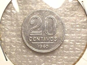 20 Centavos - 1960 / Data rara / Soberba