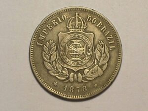 200 Réis - 1878 - Império / Mbc / Data Rara