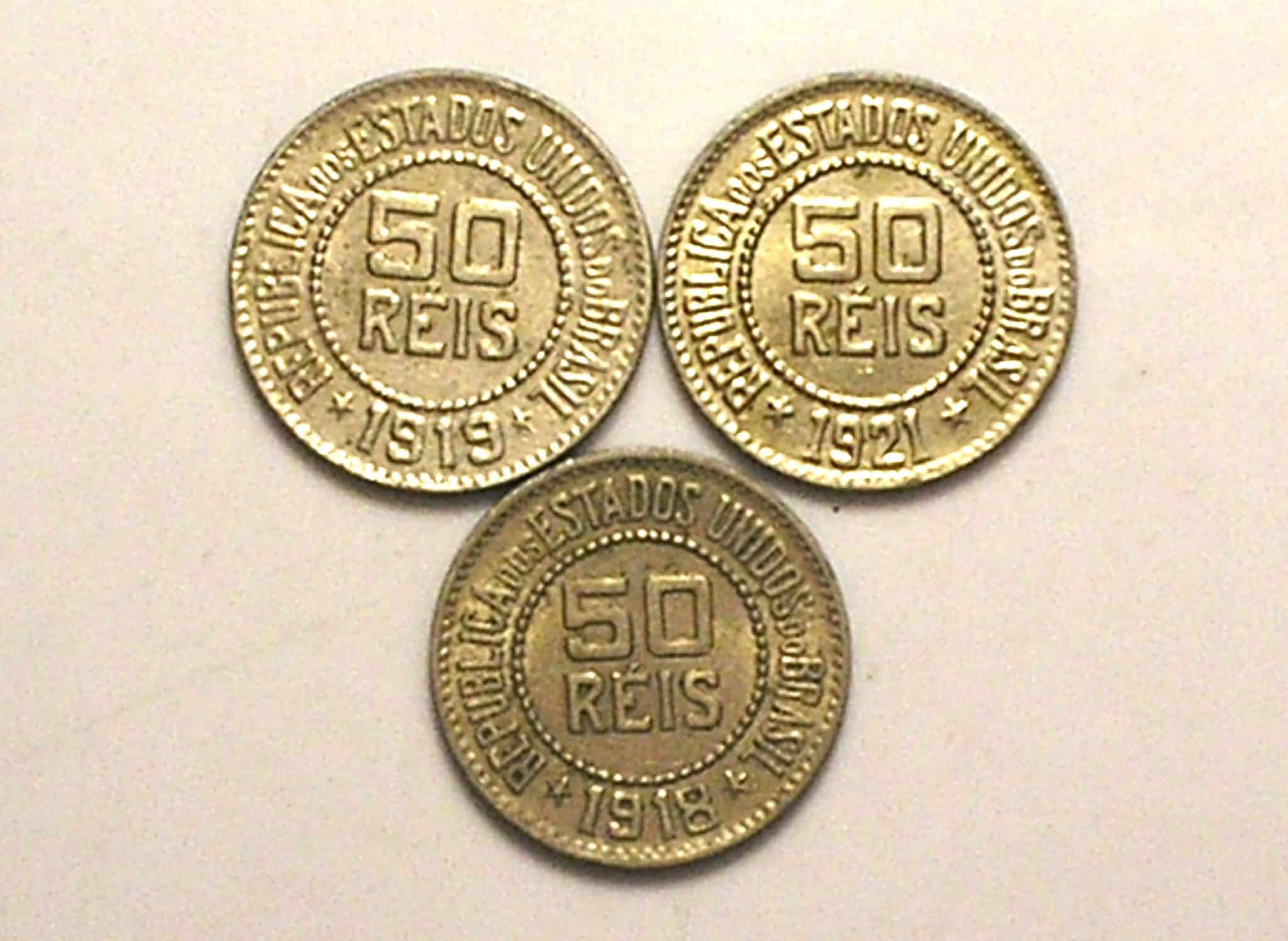 50 Réis de 1918 -1919 / 1921 - Mbc/S
