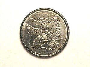500 Cruzeiros de 1993 - Fauna - Tartaruga - Flor de Cunho