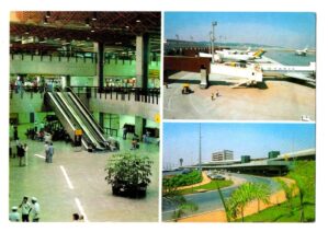 Cartão Postal - Aeroporto de Congonhas - São Paulo - SP - Anos 70