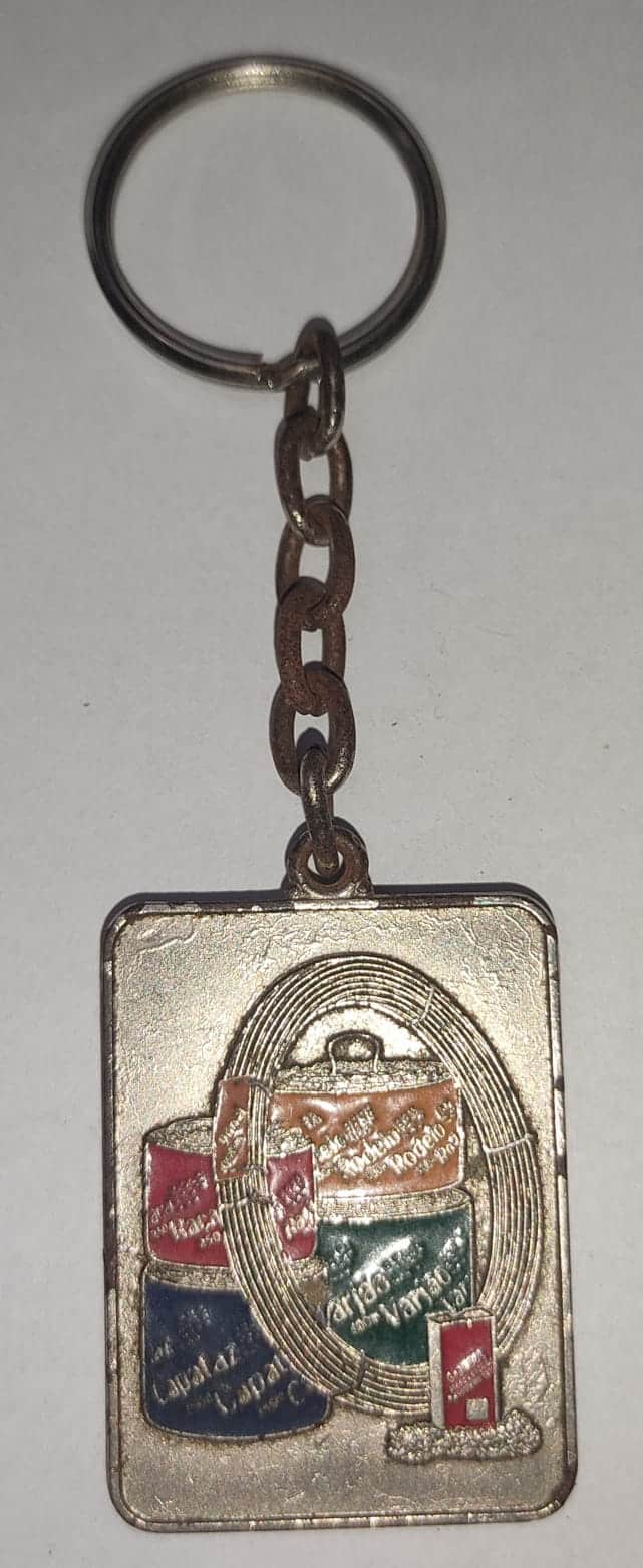 Chaveiro de Metal - Siderúrgica Mendes Júnior S.A. - Juiz de Fora - MG