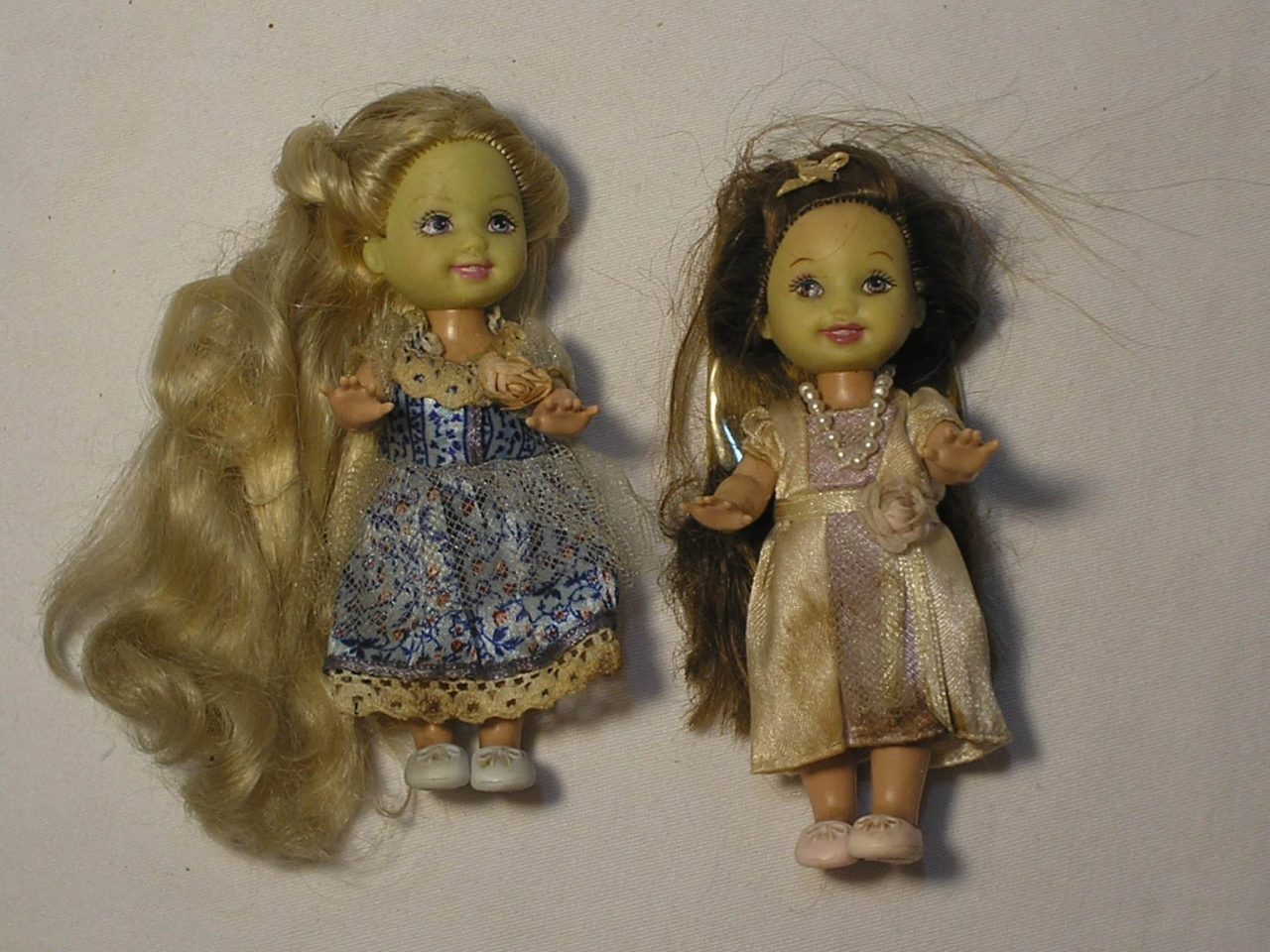 | Casa do Colecionador Duas bonecas Irmãs da Barbie, Skipper e Chelsea - no estado