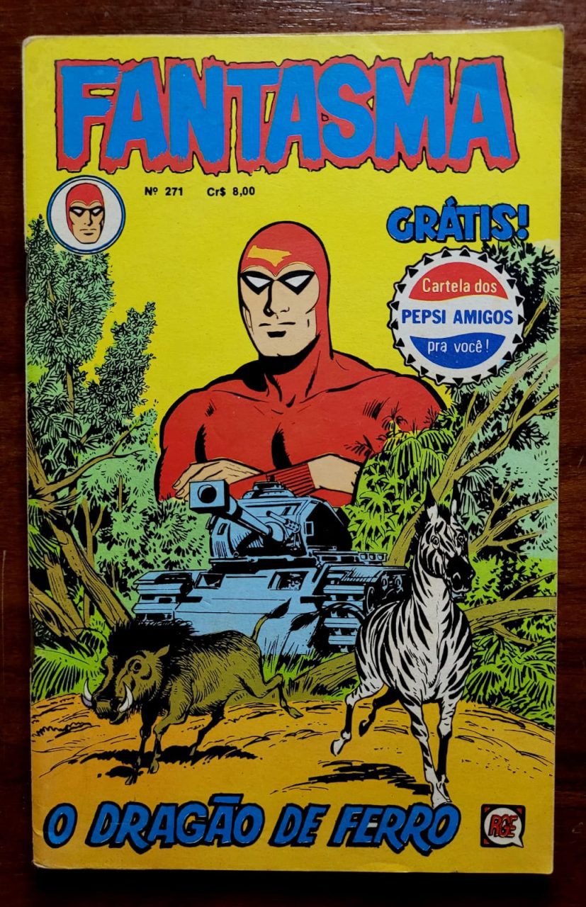 | Casa do Colecionador Fantasma Nº 271 - O Dragão de Ferro (Rio Gráfica Editora - RGE) Julho 1978 (HQ/Gibi)