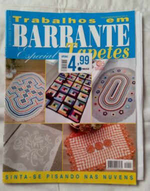 Revista Bordados modernos Trabalhos em Barbante especialTapetes