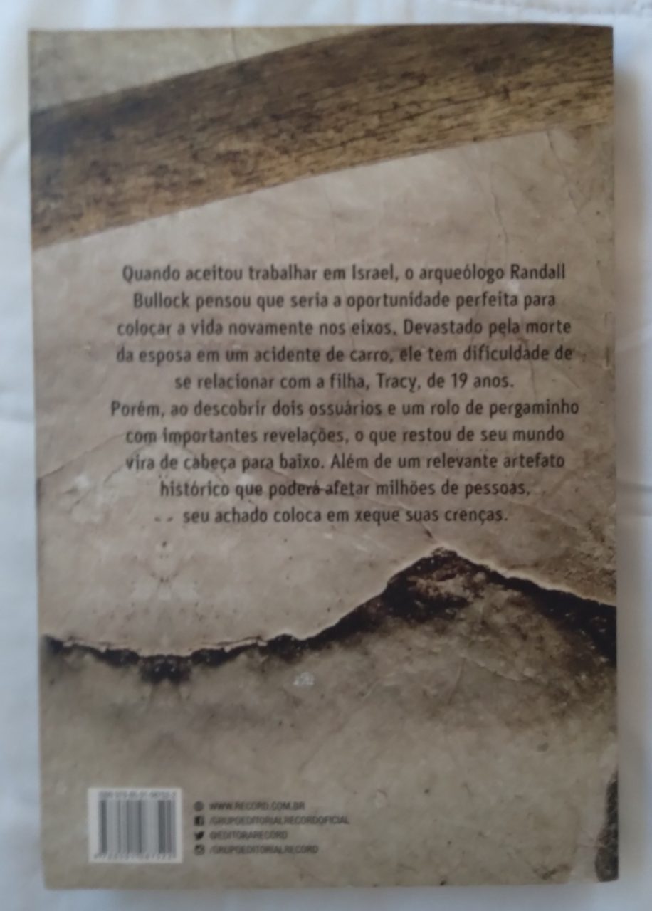 | Casa do Colecionador 23DF Livro A Urna Sagrada. Bob Hostetler. Ed Record.