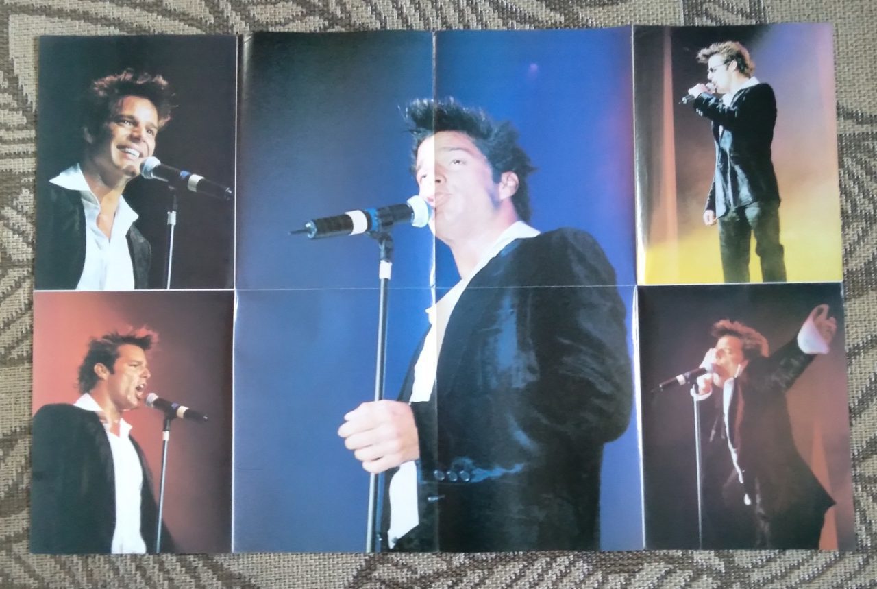 | Casa do Colecionador 23DM Revista poster Top Music 9. Ricky Martin alegria no Brasil.