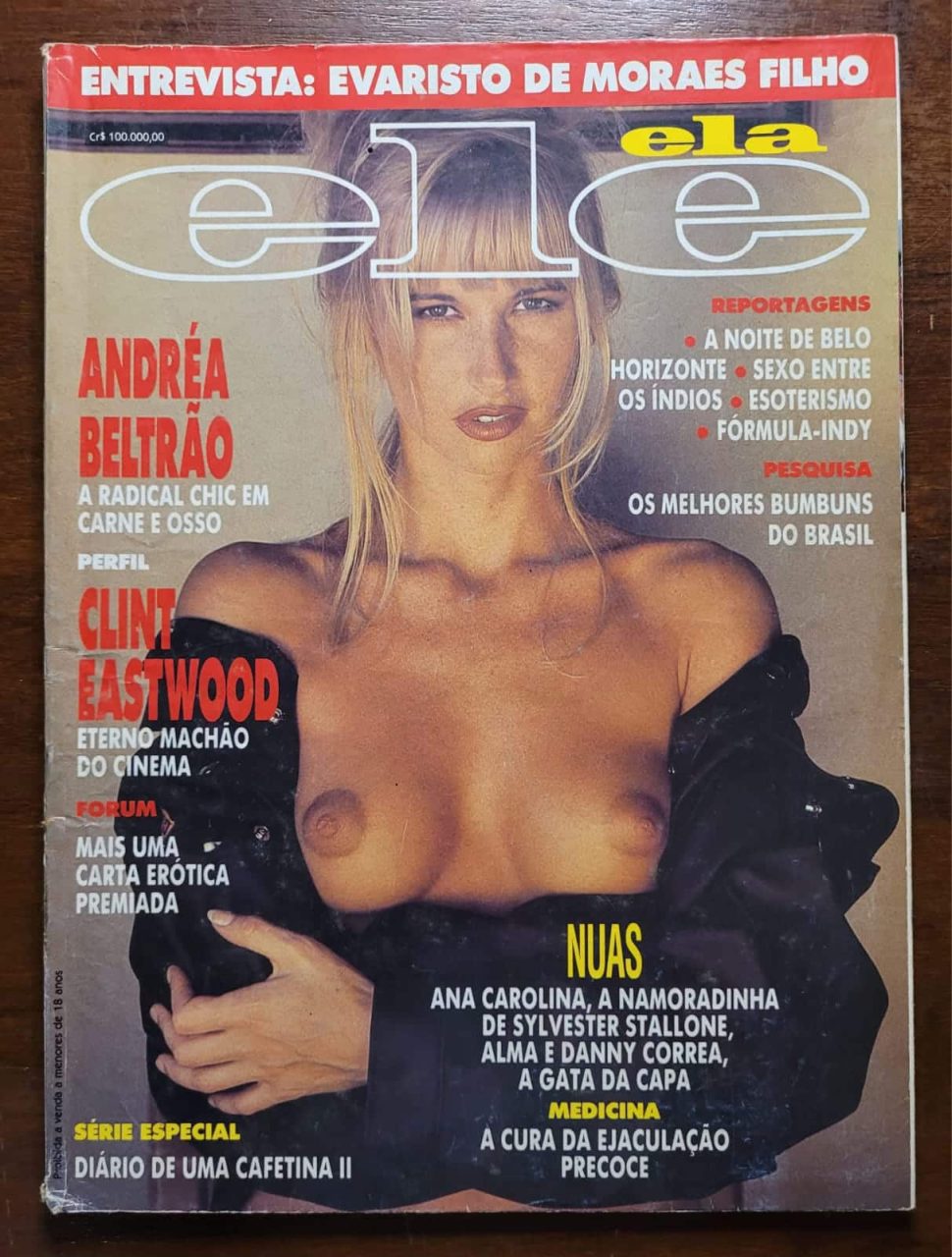 | Casa do Colecionador Ele Ela Nº 285 - Danny Correa (Revista com Pôster) Abril 1993