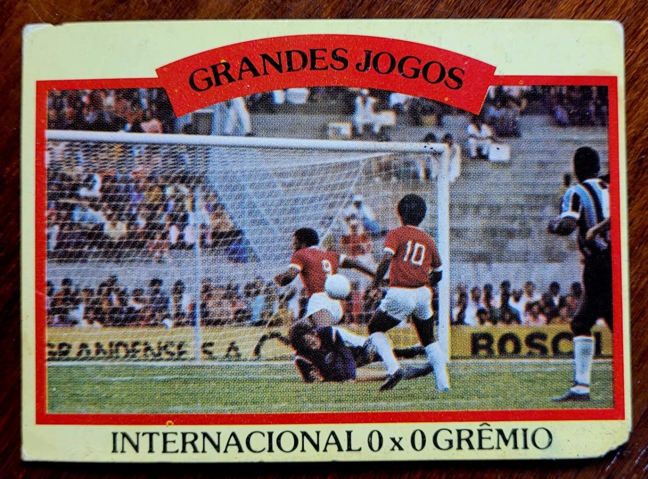 | Casa do Colecionador Ping Pong Futebol Cards - Grandes Jogos Nº 04-B (Internacional 0 X 0 Grêmio)