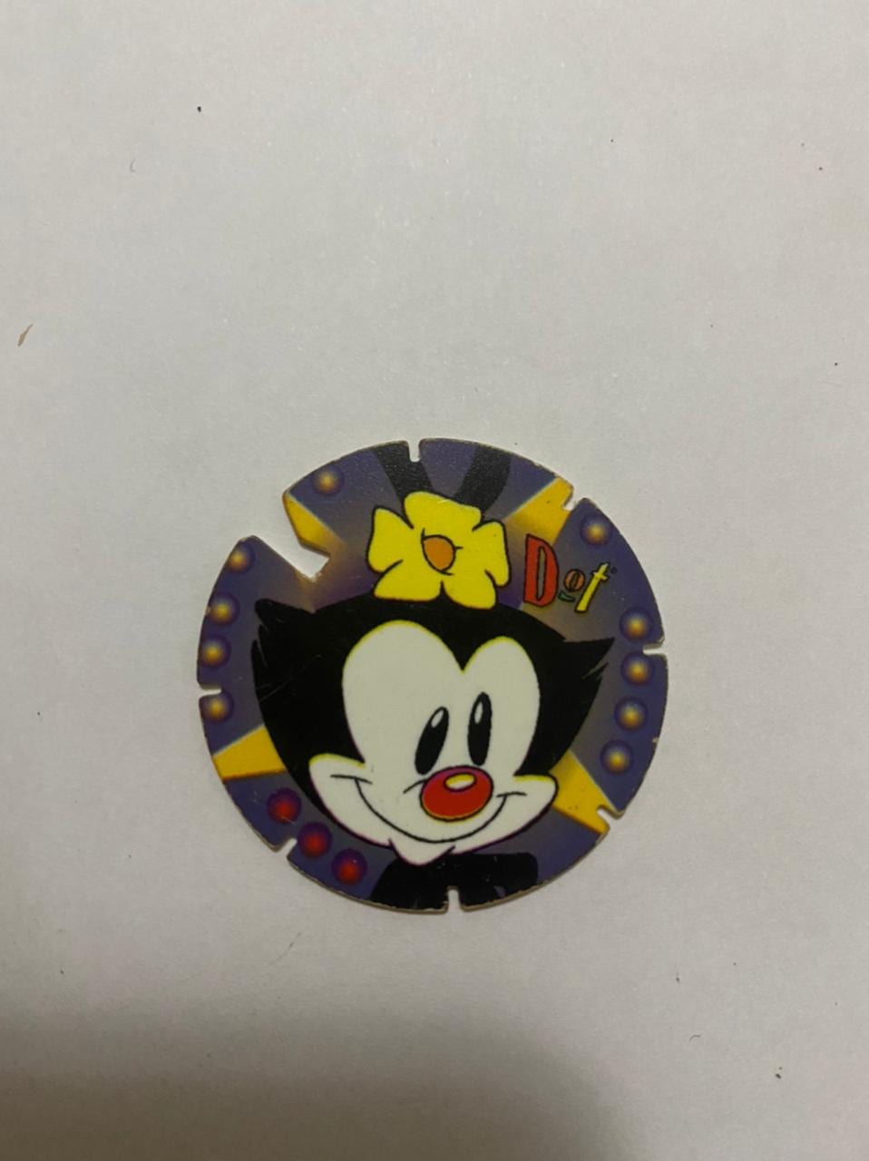 | Casa do Colecionador Tazo Nº 081 – Tazo Arma e Voa – Animaniacs (Elma Chips) 1997