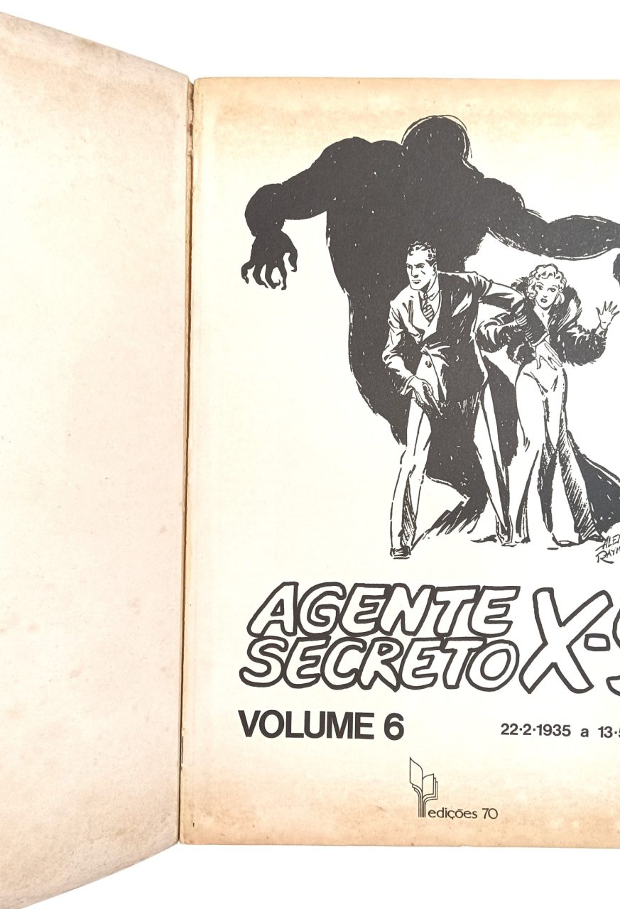 | Casa do Colecionador Agente Secreto X-9 vol.6 Edições 70-1982. HQ/Gibi