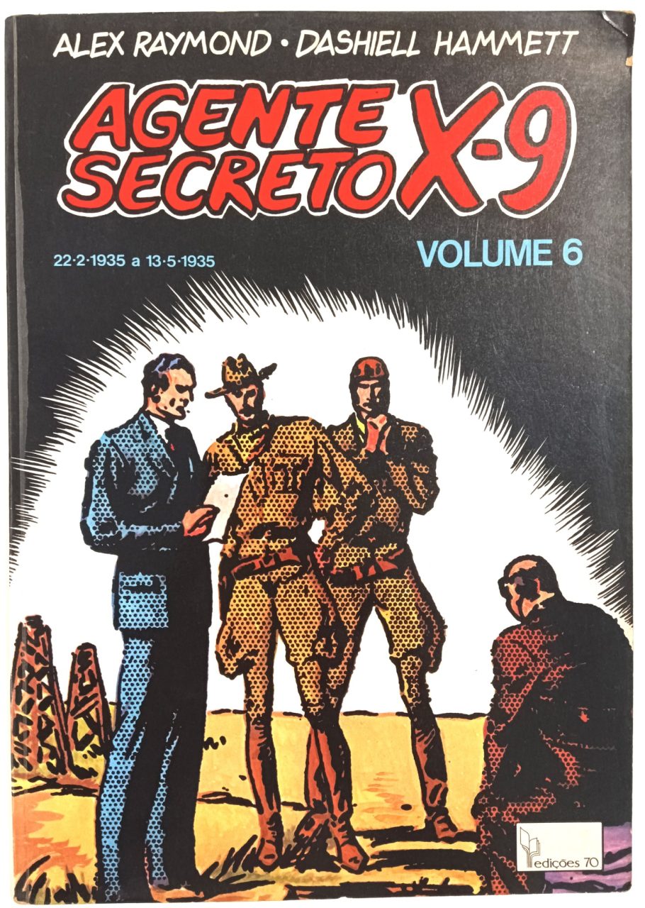 | Casa do Colecionador Agente Secreto X-9 vol.6 Edições 70-1982. HQ/Gibi