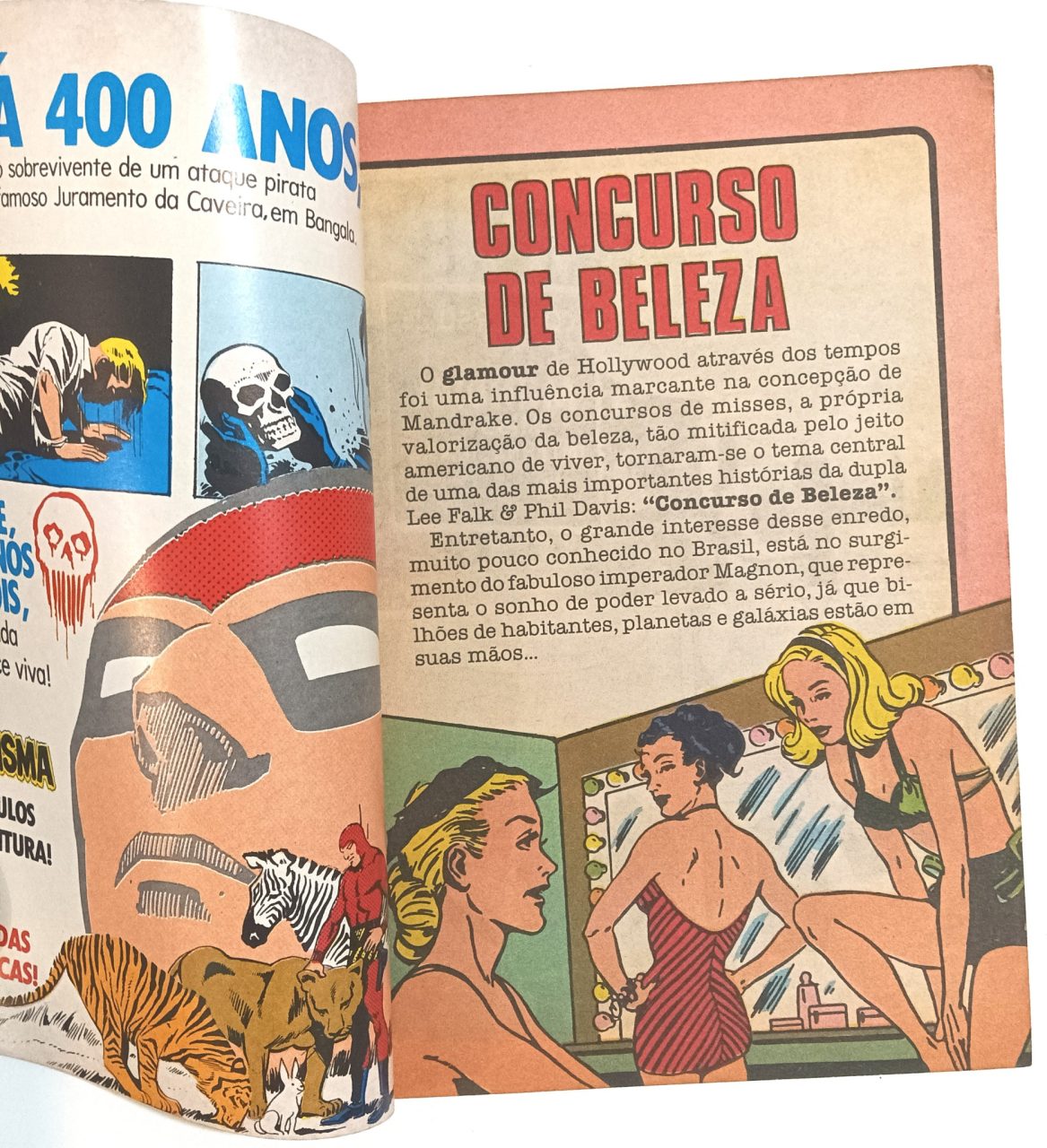 | Casa do Colecionador As Grandes Aventuras do MandraKe # 1 e 2, formatinho, RGE 1988. HQ/Gibi