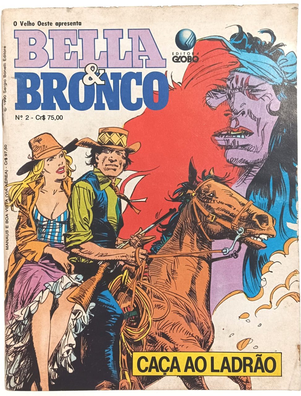 | Casa do Colecionador Bella & Bronco nº1 e 2, Globo-1990. HQ/Gibi