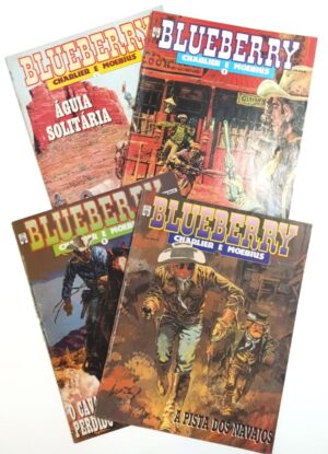Blueberry (Charlier e Moebius). Coleção completa, Abril-1990. HQ/Gibi