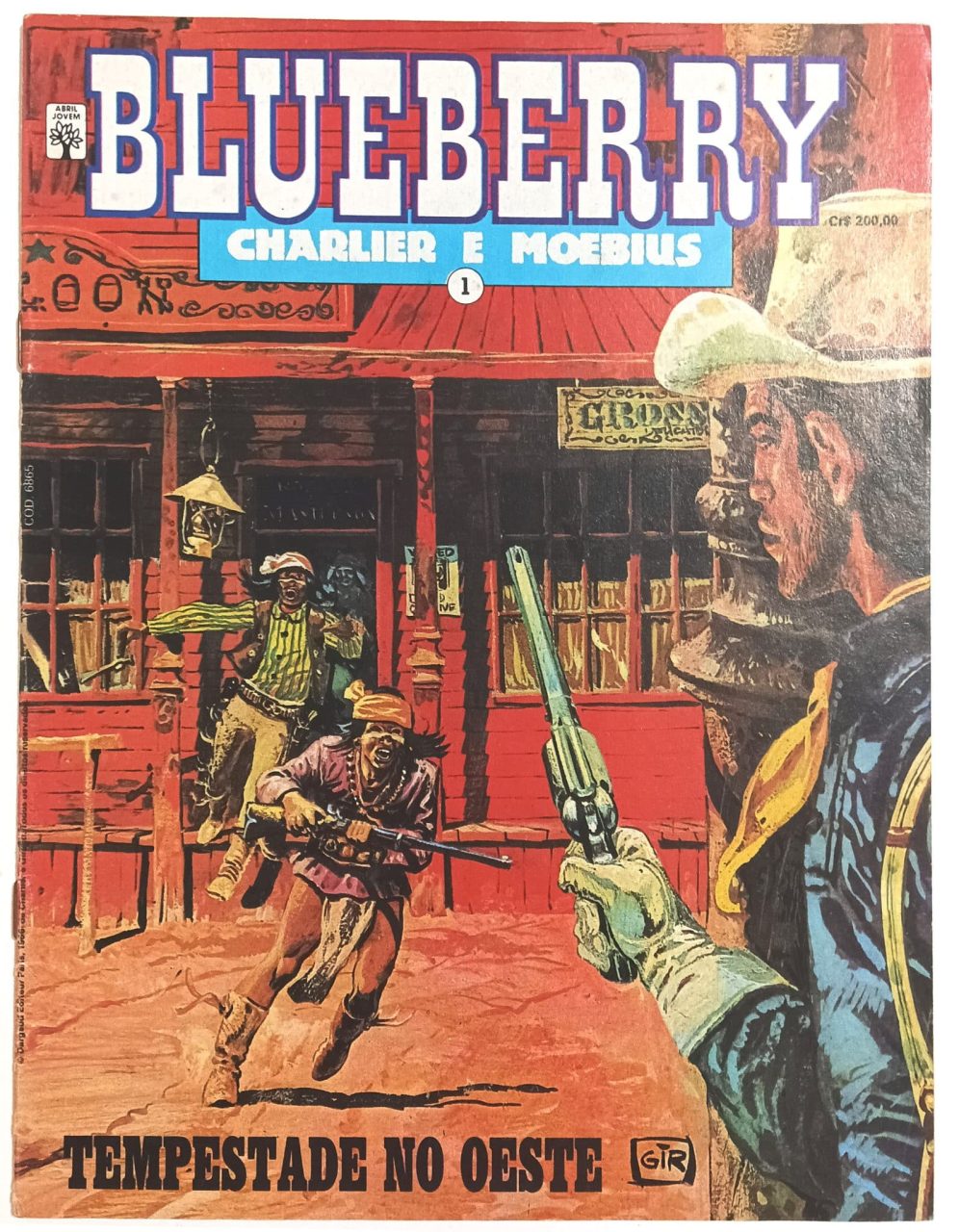 | Casa do Colecionador Blueberry (Charlier e Moebius). Coleção completa, Abril-1990. HQ/Gibi