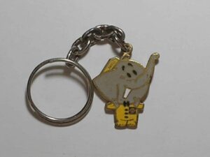 Chaveiro da Shell com o Elefantinho da Shell / metal esmaltado / Raro