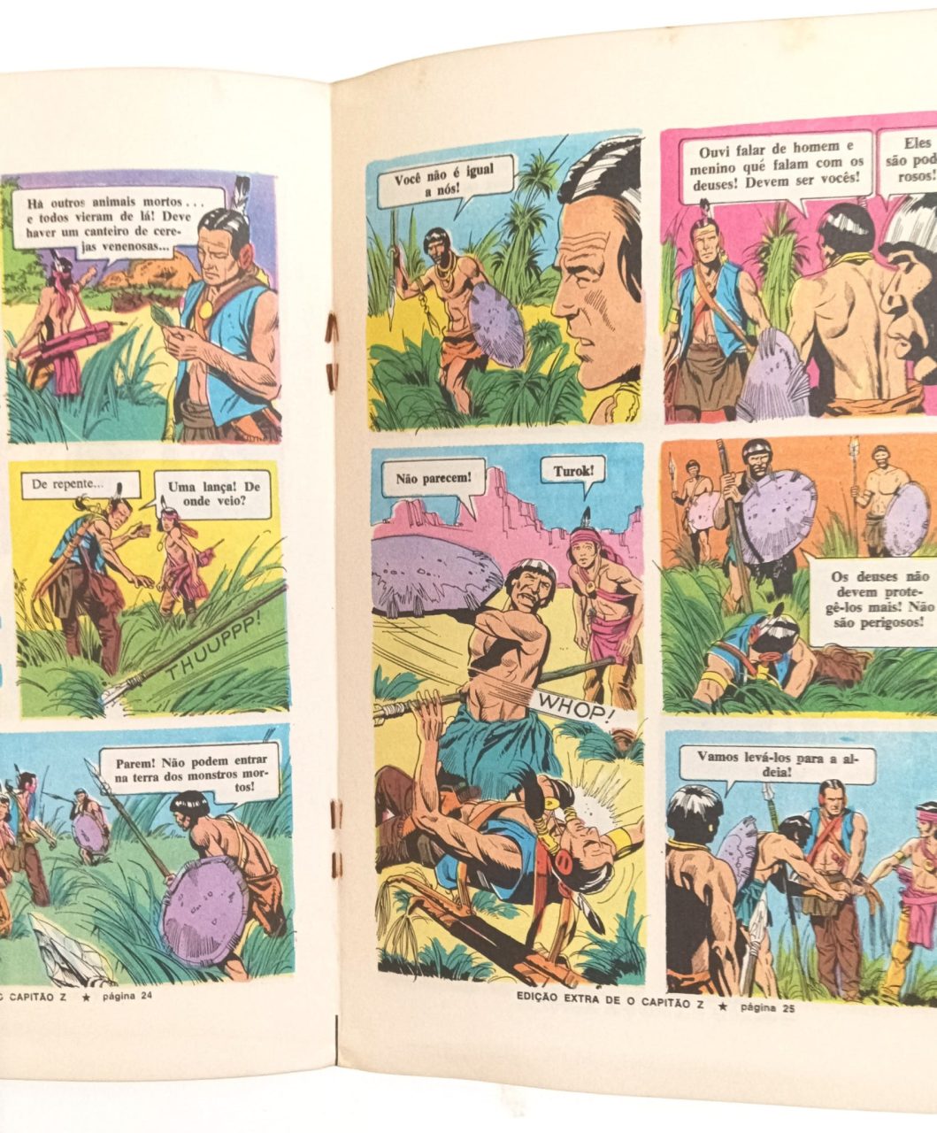 | Casa do Colecionador Edição Extra de O Capitão Z Turok Ebal-1982. HQ/Gibi