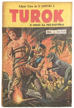 Edição Extra de O Capitão Z Turok Ebal-1982. HQ/Gibi