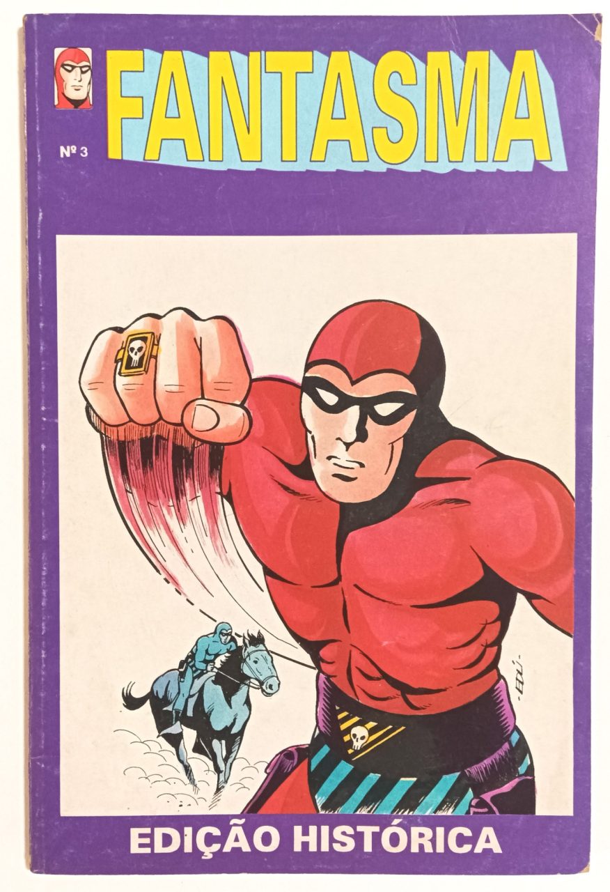 | Casa do Colecionador Fantasma Edição Histórica #1,3,5,7 (formatinho) Saber 1993/4. HQ/Gibi