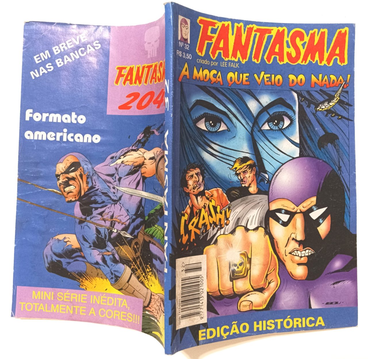 | Casa do Colecionador Fantasma Edição Histórica #24,25,26,32 (formatinho) Saber 1996/97. HQ/Gibi