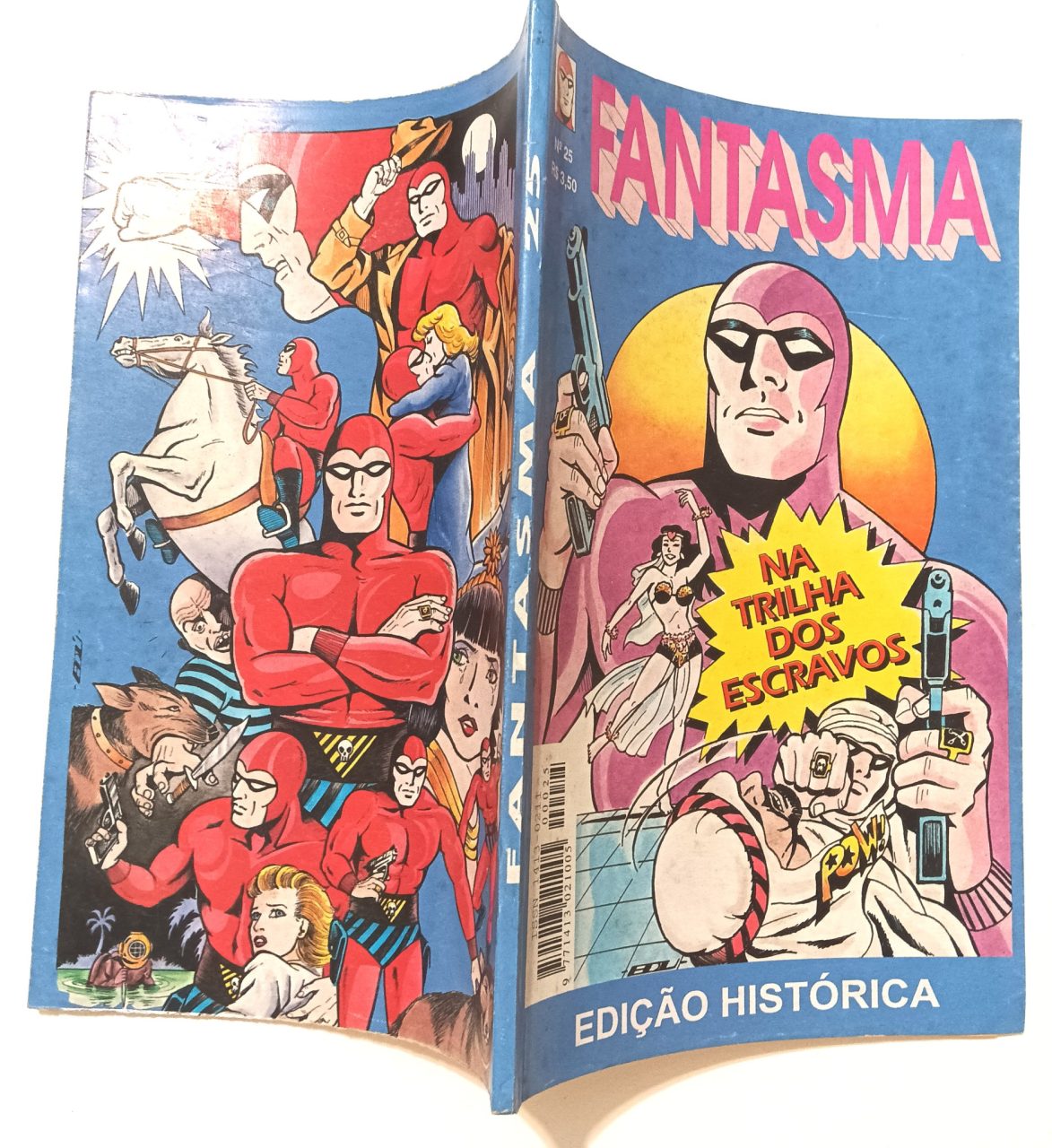 | Casa do Colecionador Fantasma Edição Histórica #24,25,26,32 (formatinho) Saber 1996/97. HQ/Gibi