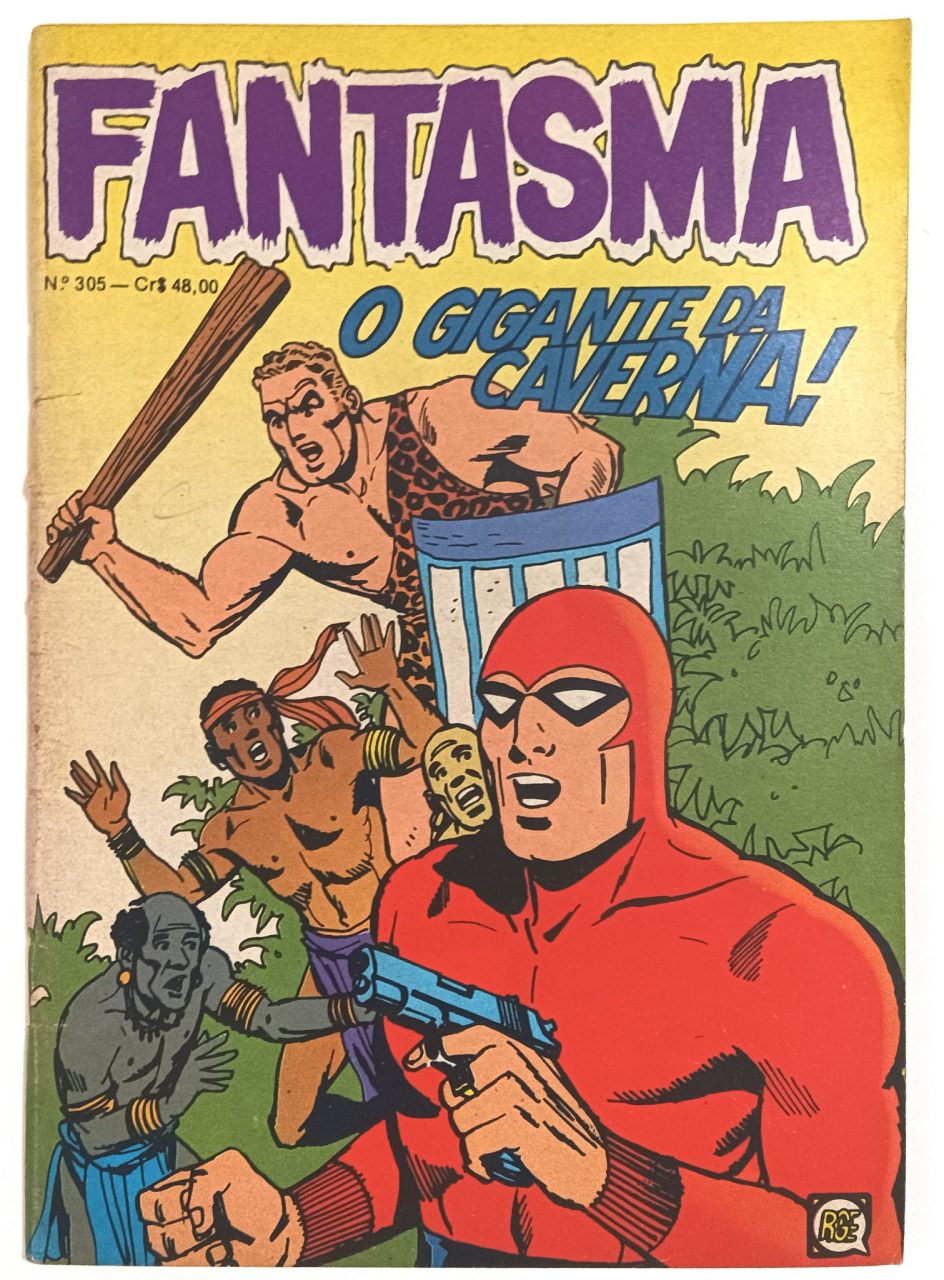| Casa do Colecionador Fantasma números 304 e 305 -formatinho- RGE 1981. HQ/Gibis