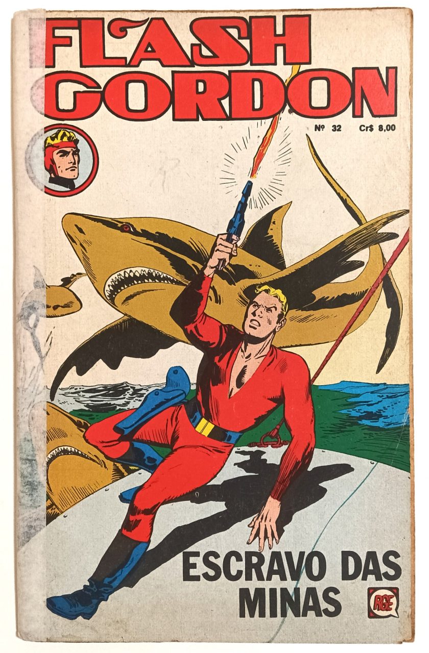 | Casa do Colecionador Flash Gordon nº 32 segunda série, formatinho, RGE 1978. HQ/Gibi