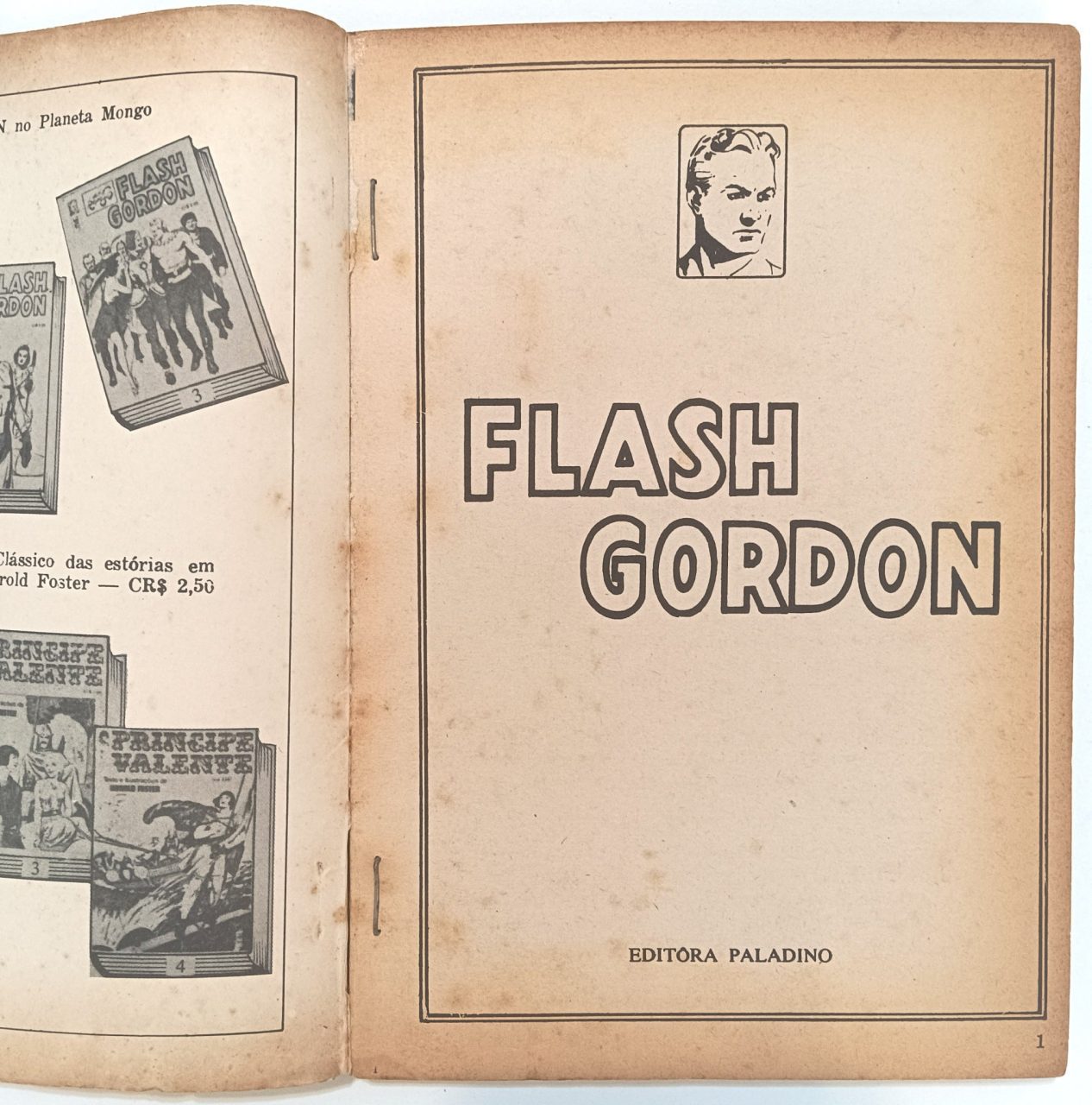| Casa do Colecionador Flash Gordon nº 8, Paladino/1972. HQ/Gibi