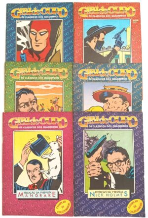 Gibi de Ouro, os clássicos dos quadrinhos, coleção completa, RGE 1985 HQ/Gibi