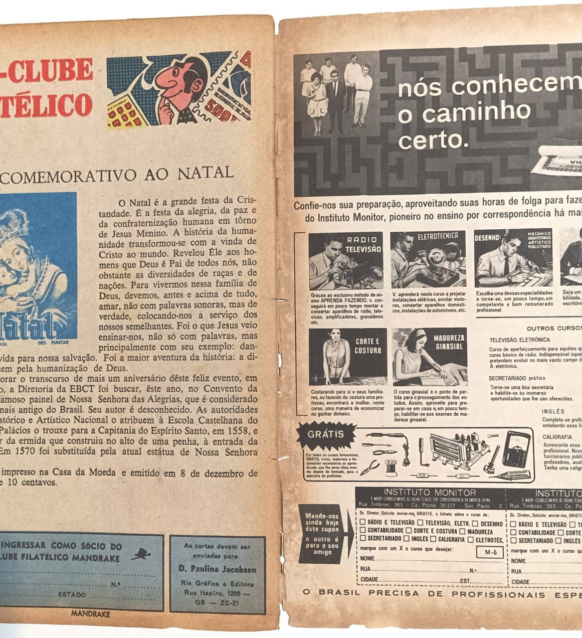 | Casa do Colecionador Mandrake #172 RGE 1971. HQ/Gibi
