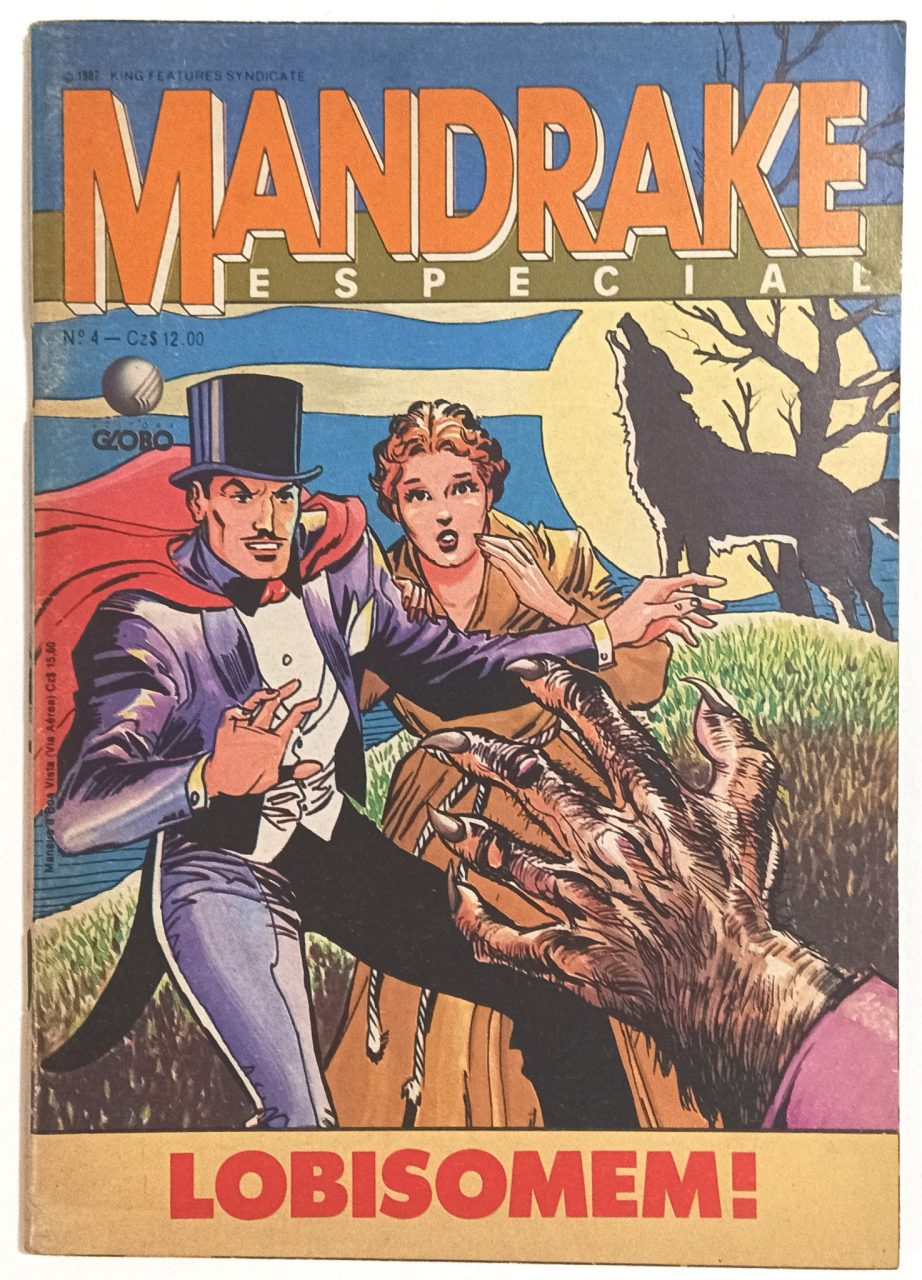 | Casa do Colecionador Mandrake Especial #3,4,7,8 e 26, formatinho, RGE 1987/ 89. HQ/Gibi