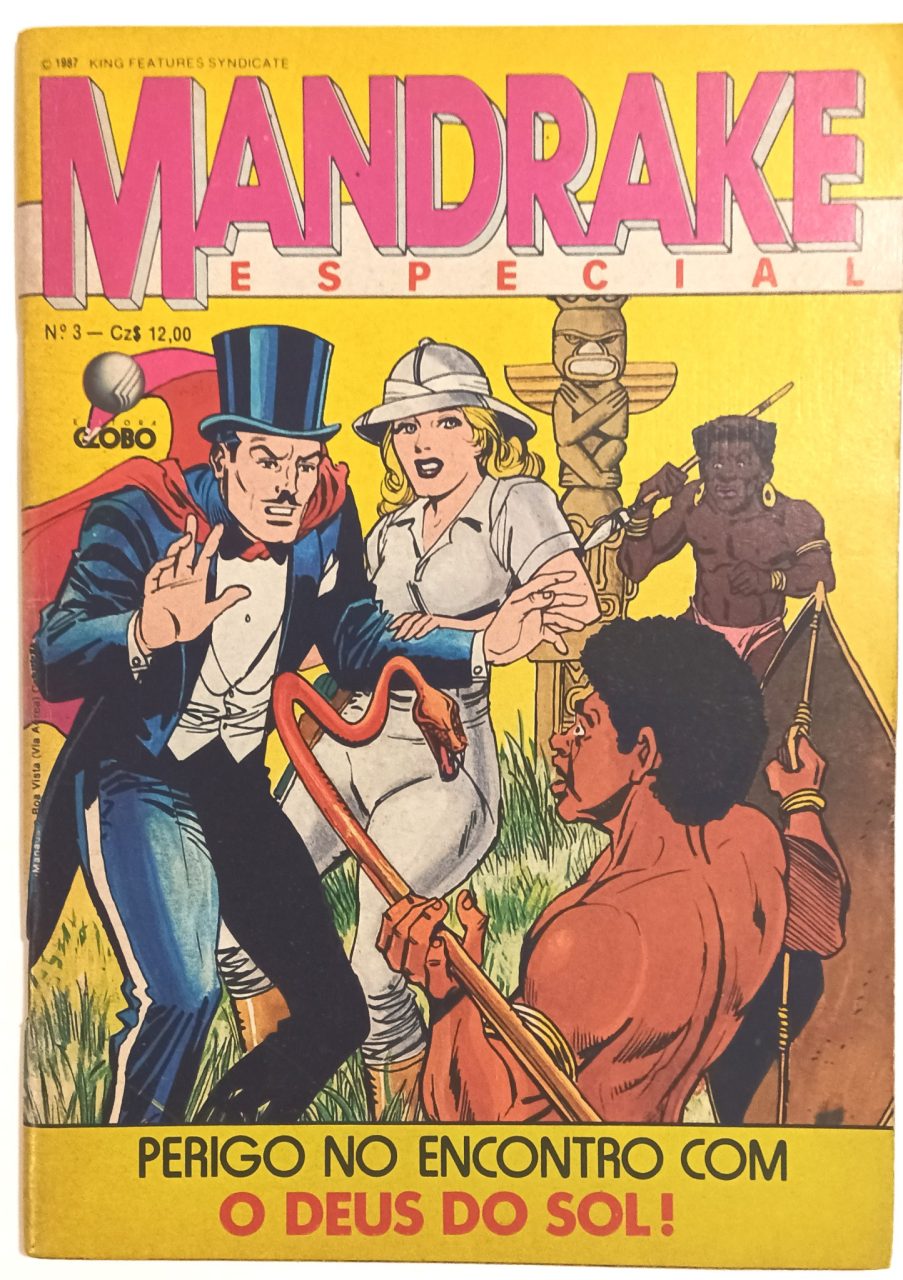 | Casa do Colecionador Mandrake Especial #3,4,7,8 e 26, formatinho, RGE 1987/ 89. HQ/Gibi