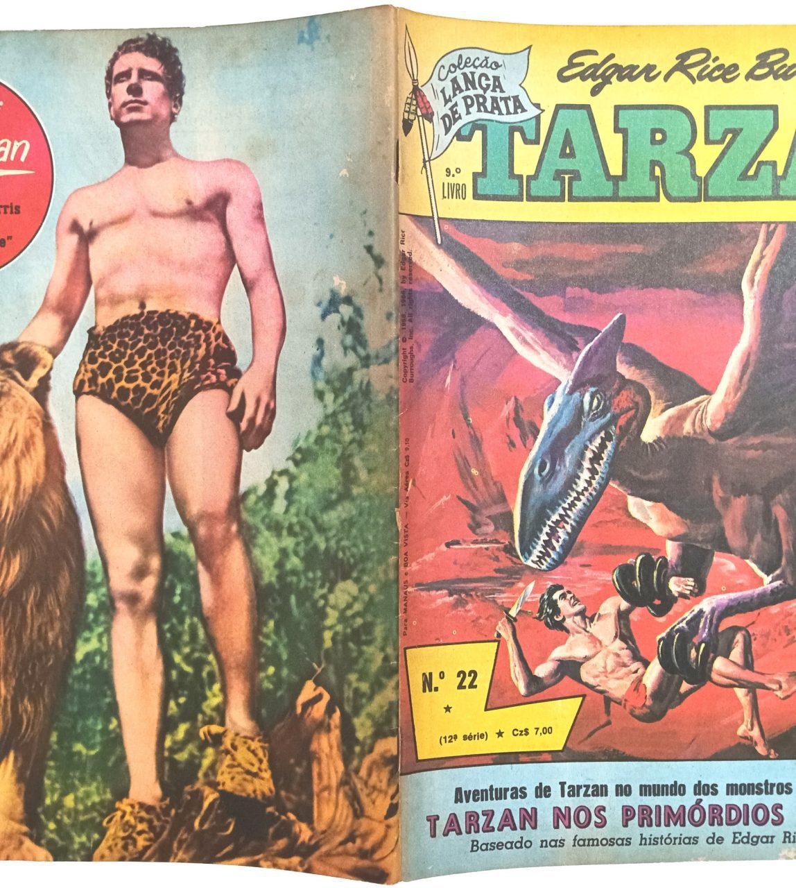 | Casa do Colecionador Tarzan nº 22, 12ª série, Ebal -1986. HQ/Gibi