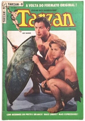 Tarzan nº 9, 12ª série, Ebal -1985. HQ/Gibi