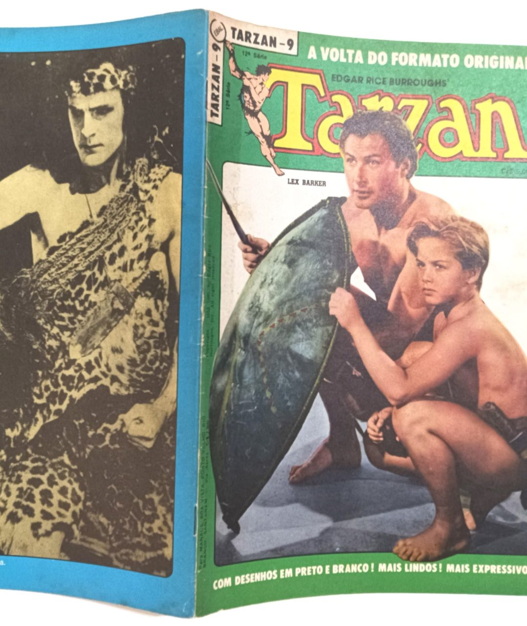 | Casa do Colecionador Tarzan nº 9, 12ª série, Ebal -1985. HQ/Gibi