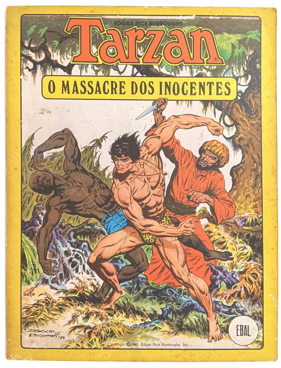 | Casa do Colecionador Tarzan - O Massacre dos Inocentes,Edição Especial, Ebal-1980. HQ/Gibi/Ed. Especial