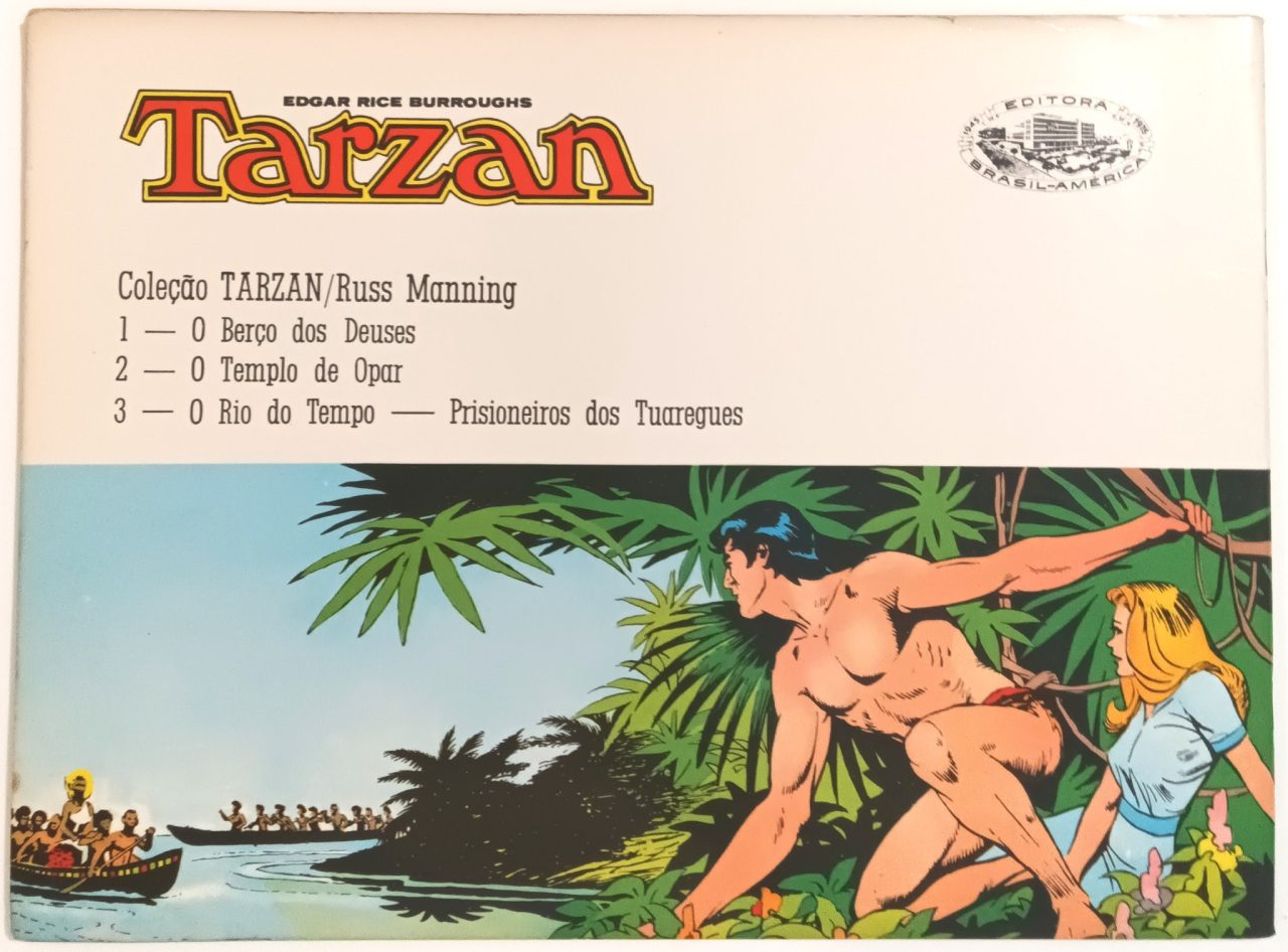 | Casa do Colecionador Tarzan/Russ Manning nº3 Ebal -1977. HQ/Gibi/Álbum