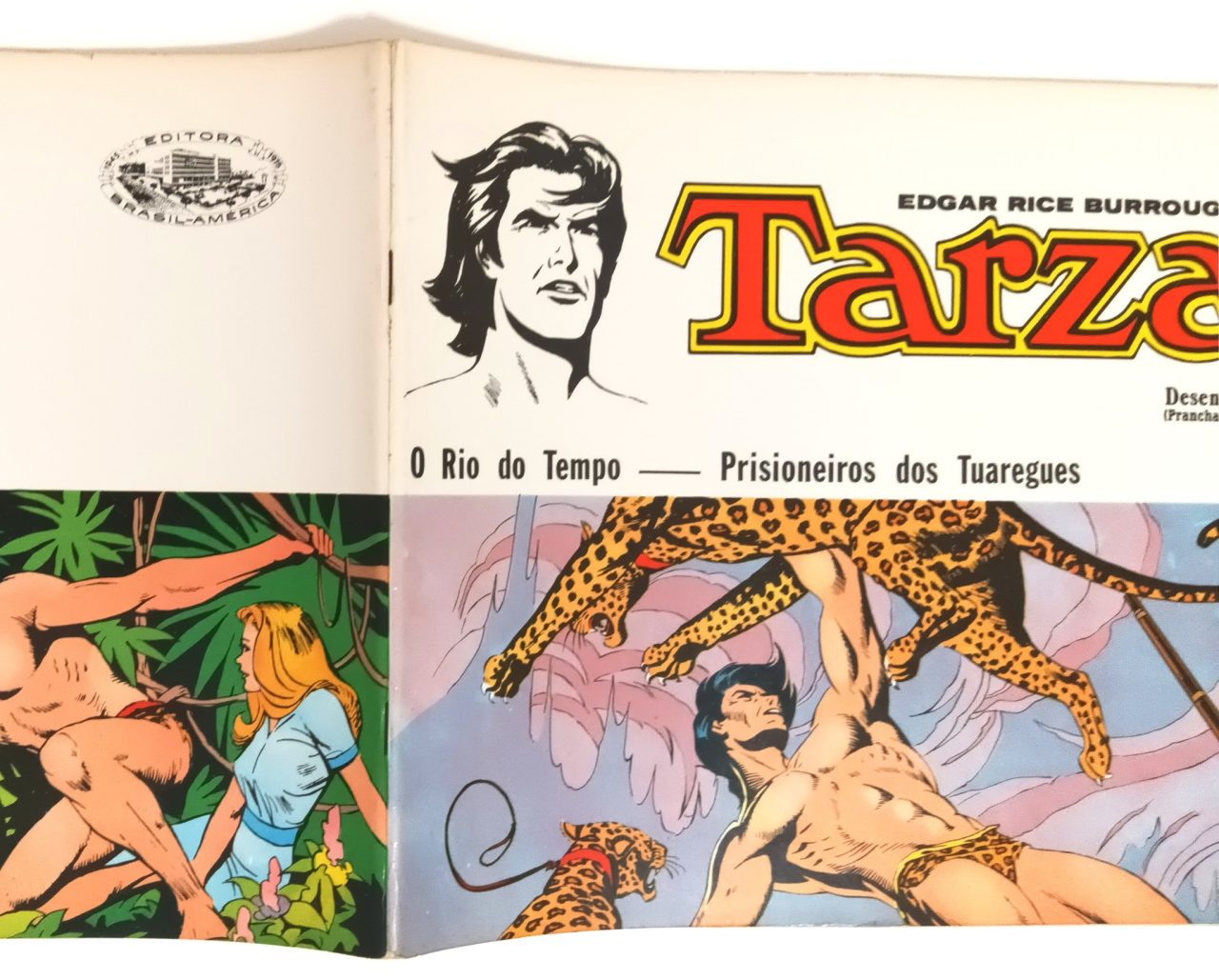 | Casa do Colecionador Tarzan/Russ Manning nº3 Ebal -1977. HQ/Gibi/Álbum