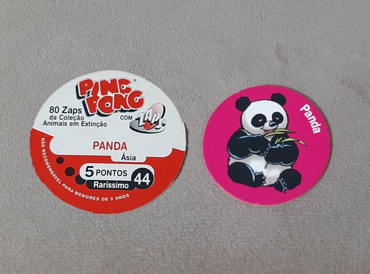 Tazo Ping Pong Animais em Extinção N 44