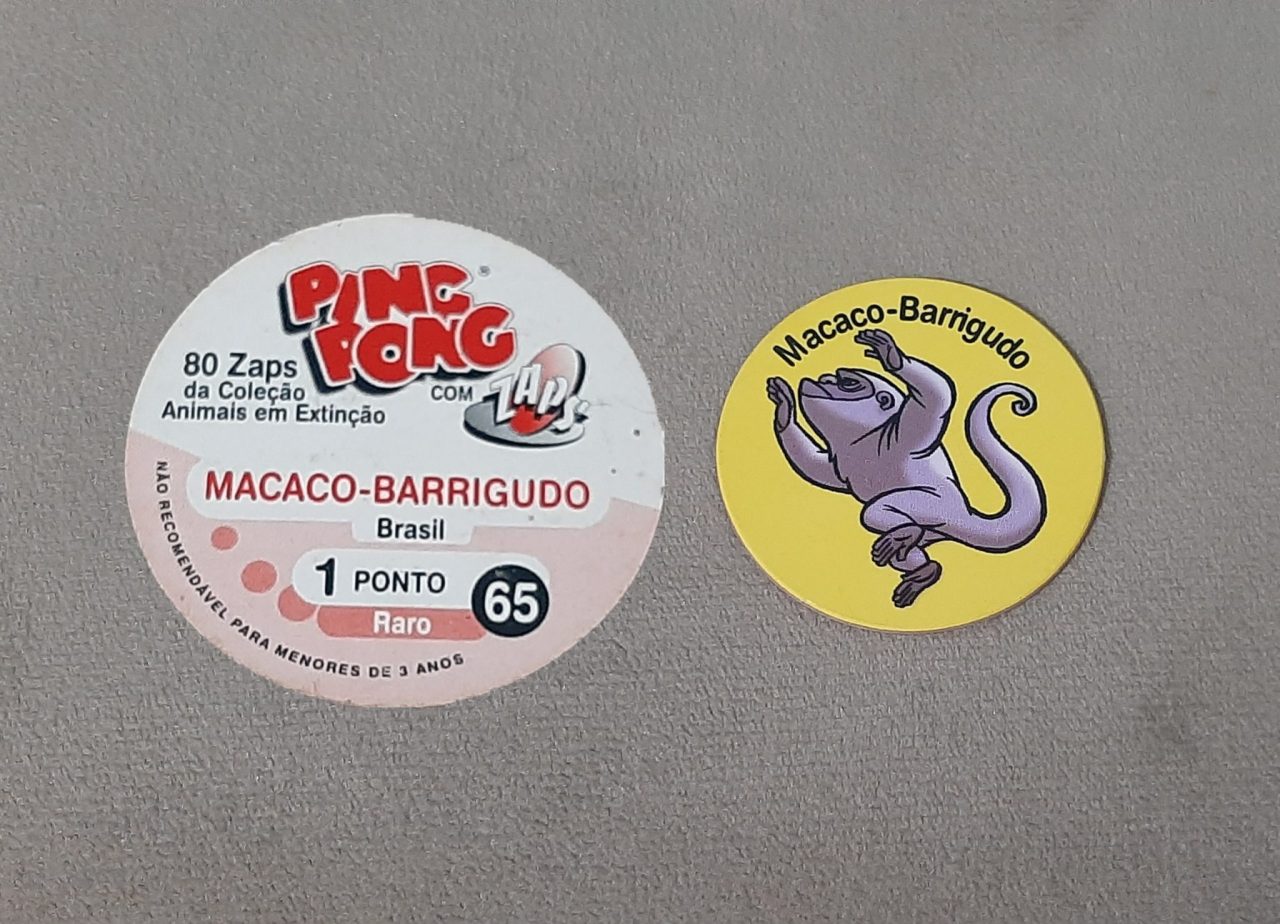 | Casa do Colecionador Tazo Ping Pong Animais em Extinção N 65