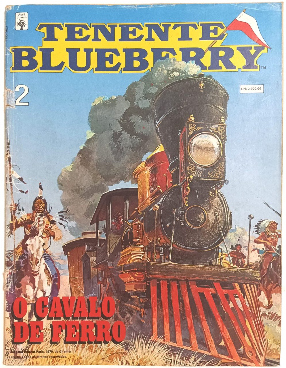 | Casa do Colecionador Tenente Blueberry nº2, Abril-1992. HQ/Gibi
