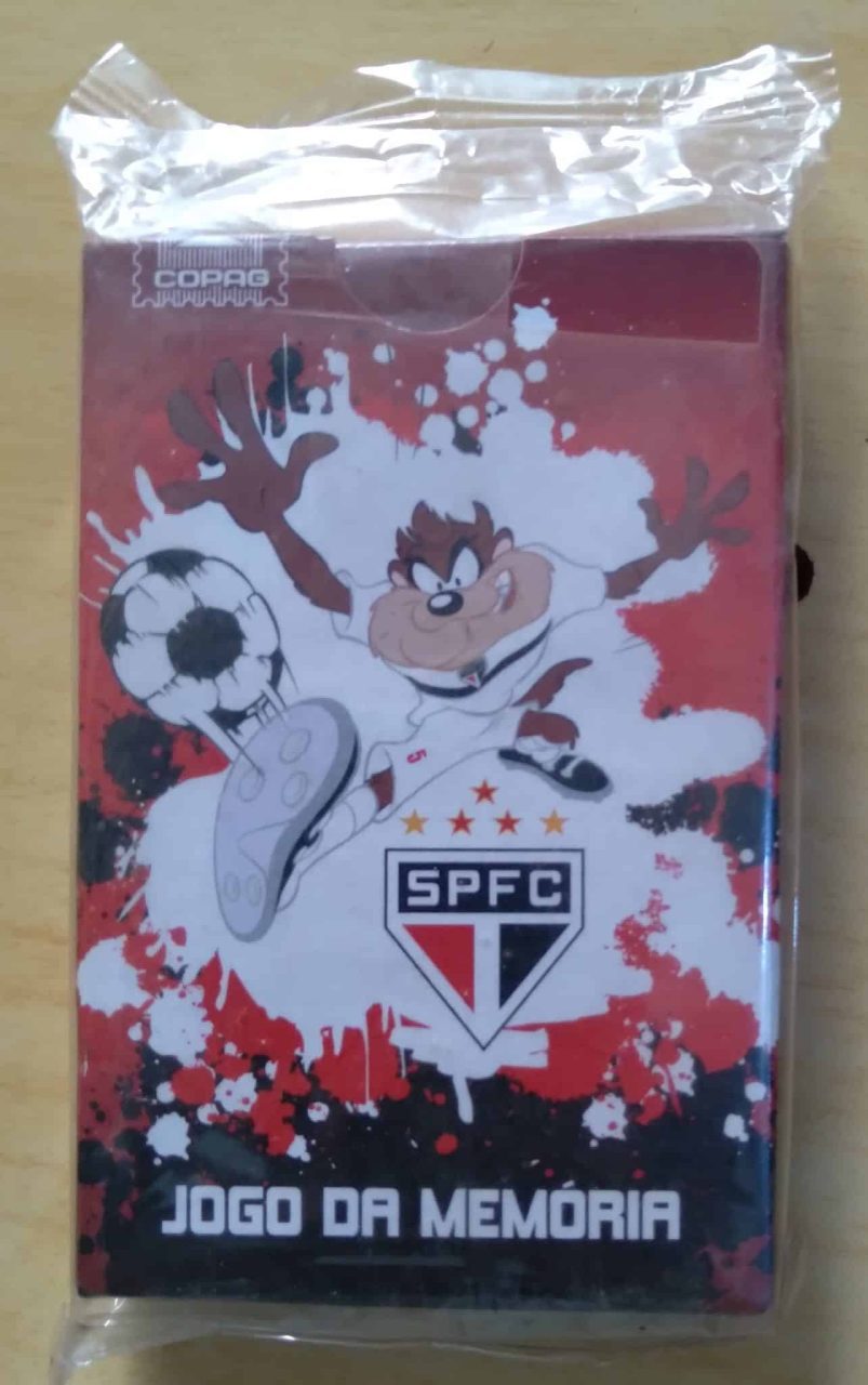 | Casa do Colecionador 242S Jogo da memoria Copag SPFC São Paulo Futebol Clube.
