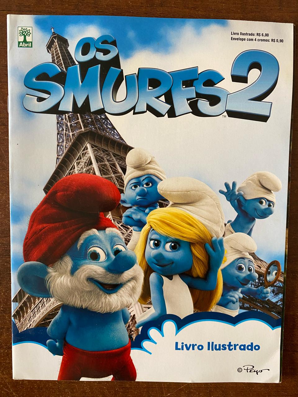 | Casa do Colecionador Álbum Os Smurfs 2 - Editora Abril